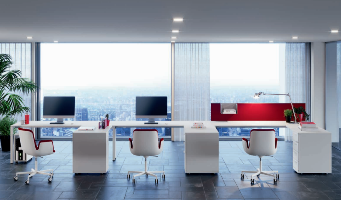 Corner desk Computer desk Study room Office furniture Computer furniture 3 pcs. set