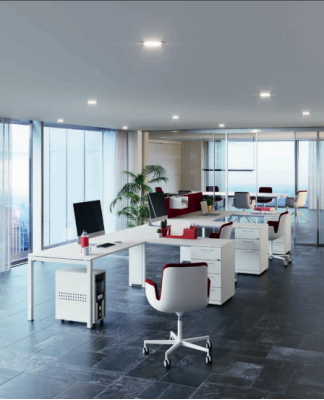 Corner desk Computer desk Study room Office furniture Computer furniture 3 pcs. set