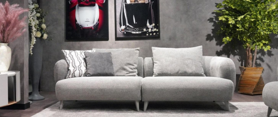 Designer living room set 2 pieces. Three-seater sofa armchair 3+1 couches sofas