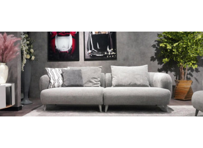Designer living room set 2 pieces. Three-seater sofa armchair 3+1 couches sofas