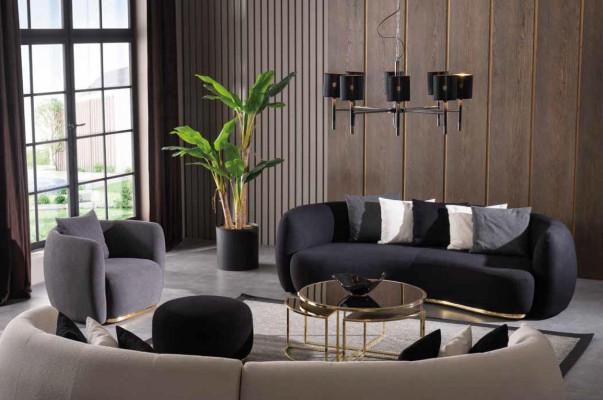 Luxury sofa set Sofa Suite 431 Seat Complete e sofa set Stool Furniture