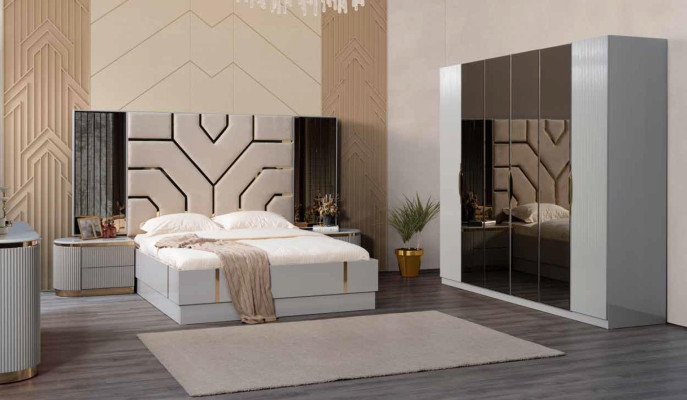 exclusive bedroom dream: designer furniture in a modern style