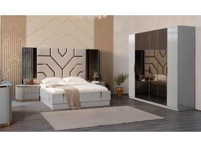 exclusive bedroom dream: designer furniture in a modern style