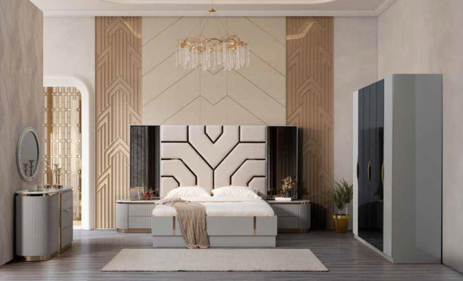 exclusive bedroom dream: designer furniture in a modern style