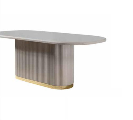 Dining room Tables with 6 chairs Dining set Oval table Chest of drawers 8 pieces.
