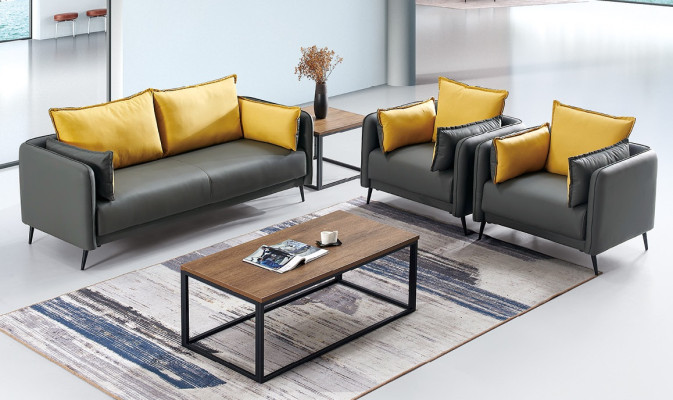 Sofa Couch Upholstery Living landscape Leather Sofas Suite sofas Office Style Furniture