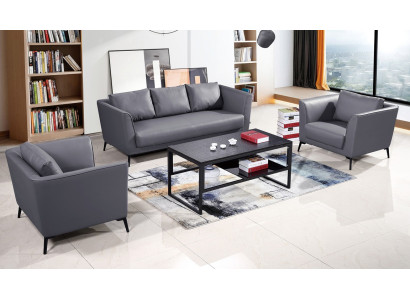 Leather sofa sofa set 3+1+1 seater set suite upholstered sofa couch designer sofa