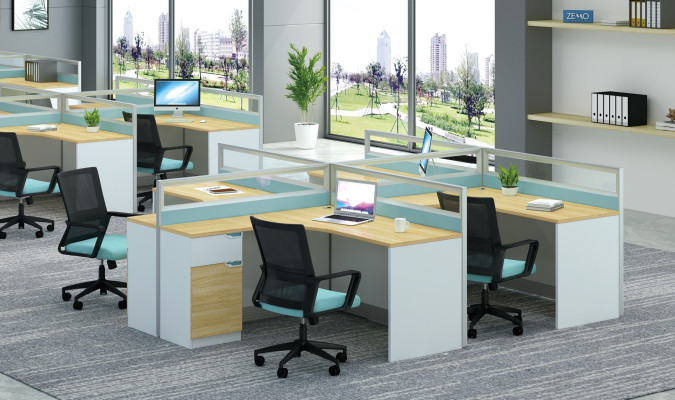 Office desk Desk Table Work table Company Furniture Counter call center Furniture