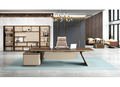 Office Furnishings 2 pcs. Set Chef Table Filing cabinet Desk Tables Shelf