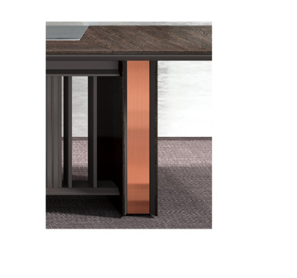 Desk Table Office Furnishings Work table Law firm Filing cabinet 2-piece.