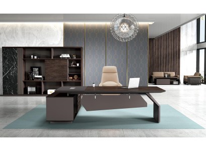 Office Furnishings 2 pcs. Set Desk Tables Chef Table Filing cabinet