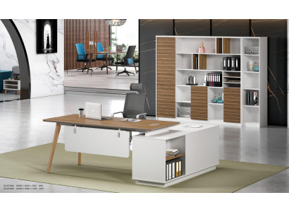 Office Furnishings 2 pcs. Set Chef Table and Filing cabinet Tables Shelf Desk