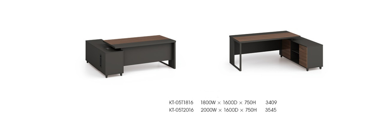 Design Corner desk Filing cabinet Office Furnishings Chef Room Furniture 2-piece set