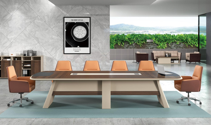 Conference tables Furnishings Office Office furniture Tables Meeting Table 360cm new
