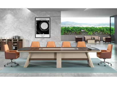 Conference tables Furnishings Office Office furniture Tables Meeting Table 360cm new