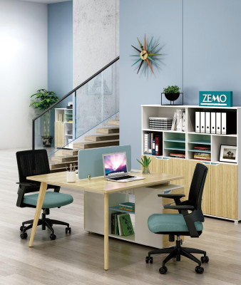Desk workstation Table 2 workstations counter Wood Tables Office Furniture