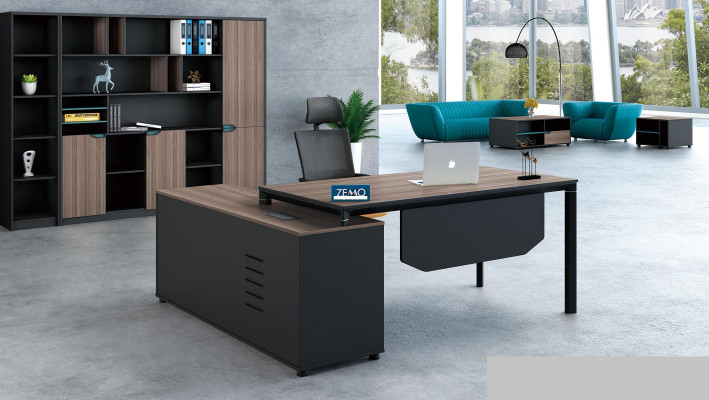 Desk with Shelf Home Office Office Furnishings Decorative Furniture Desk