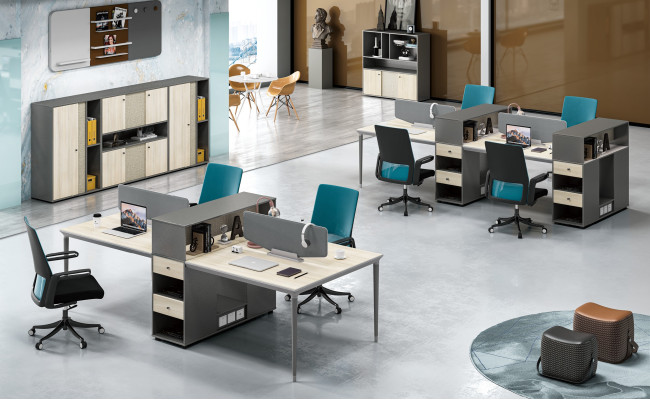 Office Furniture Furnishings Tables Table 4 Workstations Desk Call Center