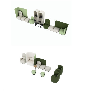 Armchair Waiting Room Set Seat Upholstery Suite Law Firm Practice Hotel Office Office