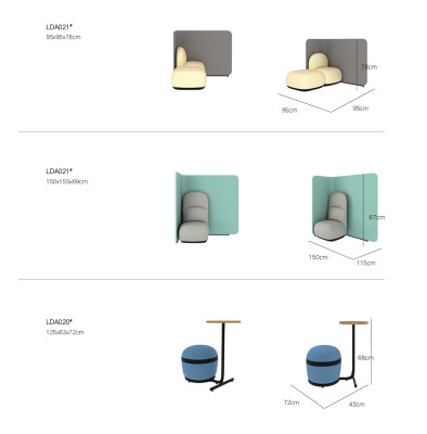 Armchair Waiting Room Set Seat Upholstery Suite Law Firm Practice Hotel Office Office