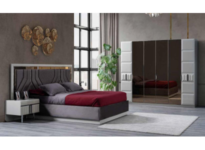 Design Bedroom Furniture Wardrobe Set Bed Complete e Furnishings 4pcs.