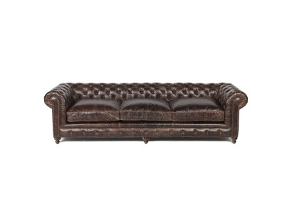 Brown Chesterfield Sofa Couch Upholstery Fabric Leather Couches Upholstery Suite Big XXL