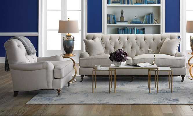 Chesterfield Luxury Sofa Couch Upholstery Seat Fabric Suite 3+1 Seater Couches