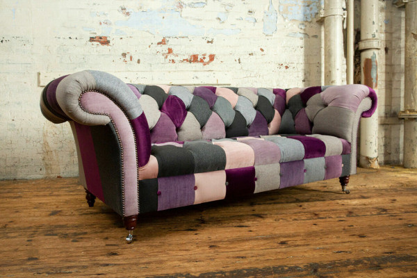 Chesterfield Sofa 3 Seater Upholstery Designer Couches Sofas Suite Three Seater