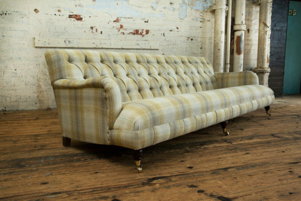 Chesterfield Upholstery Sofas Design Textile Sofa 4 Seater Sofa Luxury Design Couch