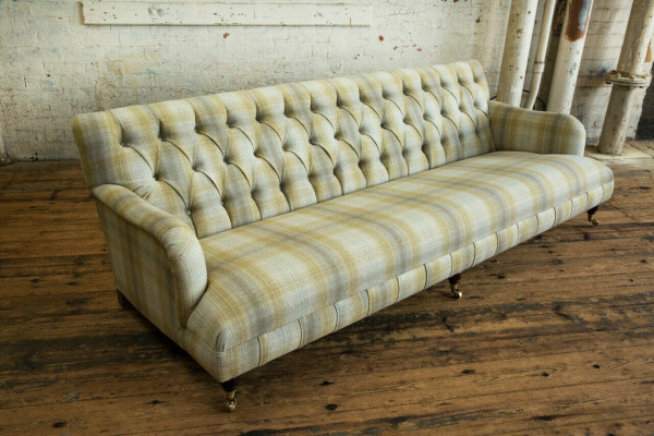 Chesterfield Upholstery Sofas Design Textile Sofa 4 Seater Sofa Luxury Design Couch