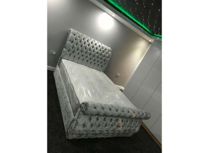 Velvet Velvet Chesterfield Design Bed Classic s Bed frame Upholstery Beds new