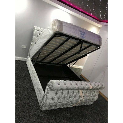 Velvet Velvet Chesterfield Design Bed Classic s Bed frame Upholstery Beds new