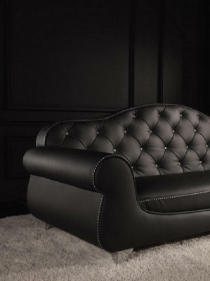 Beige sofa set Chesterfield Sofas Upholstery 3+1+1 Set Suite