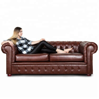Chesterfield Couch Sofa 2+1 Seater Leather Couch Seat Suite Sofa Sets 2+1