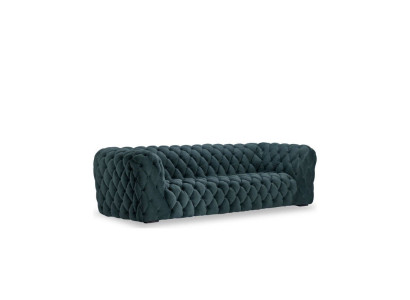 Extra Luxury Class Sofa - Chesterfield Big XXL Couch - Four Seater Seat Upholstery