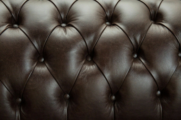 Brown Chesterfield Couch Upholstery 4-Seater Designer Living room Couches