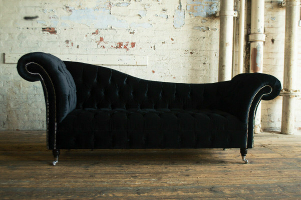 Chesterfield Three Seater Couch Upholstery Design Sofa 3 Seat Sofas Room Black