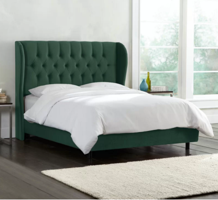 Chesterfield Design Velvet Bed Luxury Textile Beds Bedroom Double 160x200cm