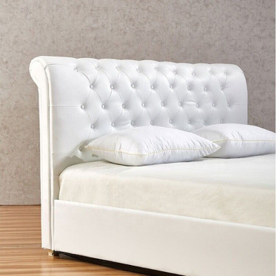 Chesterfield Designer Bed Bedroom Imitation leather Upholstery 140/160/180/200 cm
