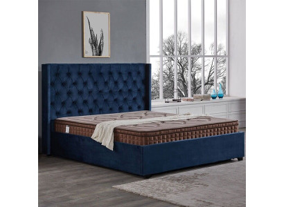 Royal Blue's Bedroom Bed Upholstery Double Beds Chesterfield Design
