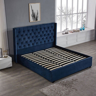 Royal Blue's Bedroom Bed Upholstery Double Beds Chesterfield Design