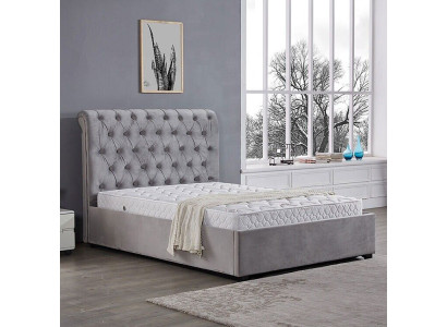 Royal Gray Bedroom Bed Upholstery Beds Chesterfield Design Textile