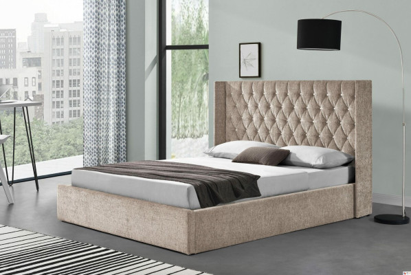 Chesterfield Bed Design Bedroom English Beds 180x200cm Textile