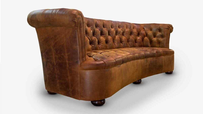 Chesterfield Leather Upholstery Design Sofa Luxury Couch Classic Sofa 3 Seater new