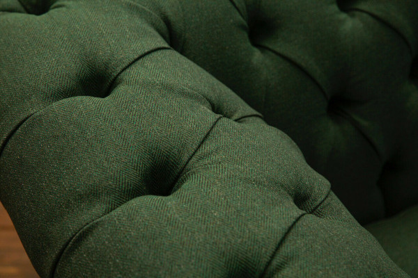 Button Sofa Chaesterfield Sofas 4 Seater Couch Upholstery Fabric Living room Furniture