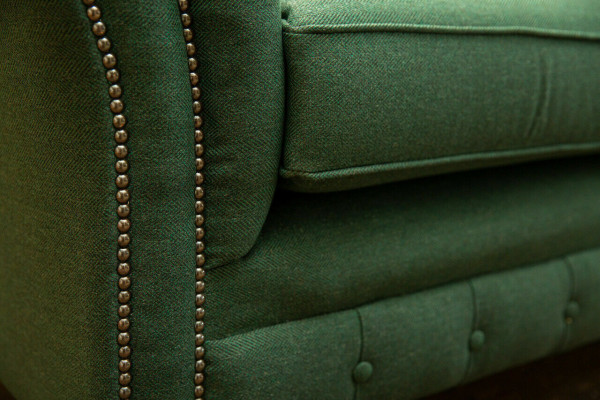 Button Sofa Chaesterfield Sofas 4 Seater Couch Upholstery Fabric Living room Furniture
