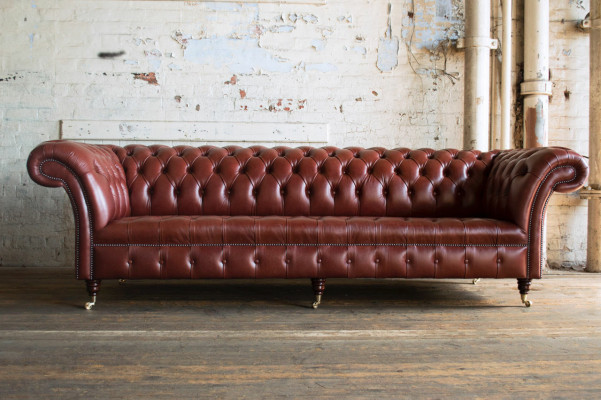 Xxl Big sofa Chesterfield Sofa 4 Seater Couch Upholstery Luxury Classic Textile