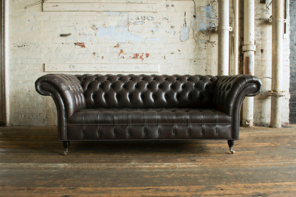 Chesterfield fabric sofa leather sofa sofa couch upholstery living room custom made