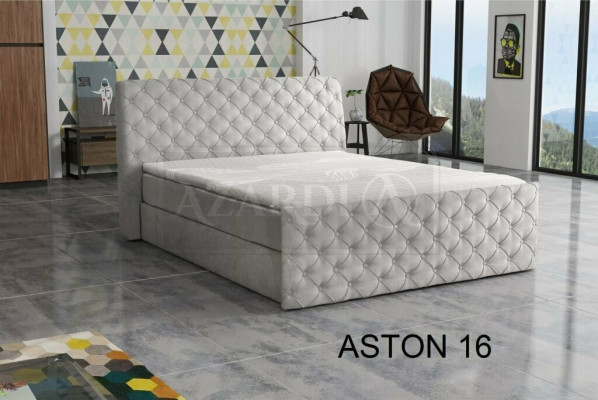 Gray Double bed Chesterfield Hotel Beds Designer Bedroom Furniture