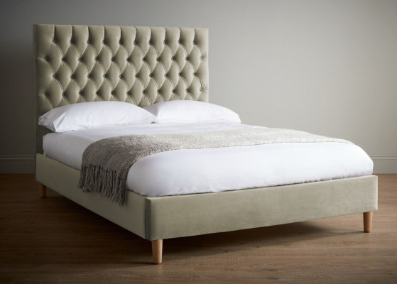 Chesterfield Design Upholstery English Black 140/160/180x200 Beds Double bed